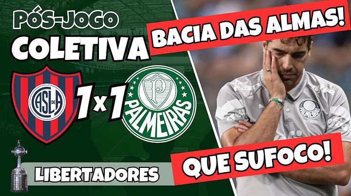 COLETIVA ABEL FERREIRA | PÓS-JOGO | SAN LORENZO 1X1 PALMEIRAS | LIBERTADORES 2024 | AO VIVO