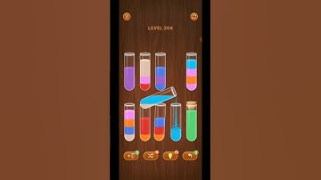 Sort Em All - Water Puzzle Level 204