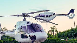 NO DOORS TAKEOFF! Airbus H125, H145 D3, Robinson R66 & Agusta A109 Start-Up