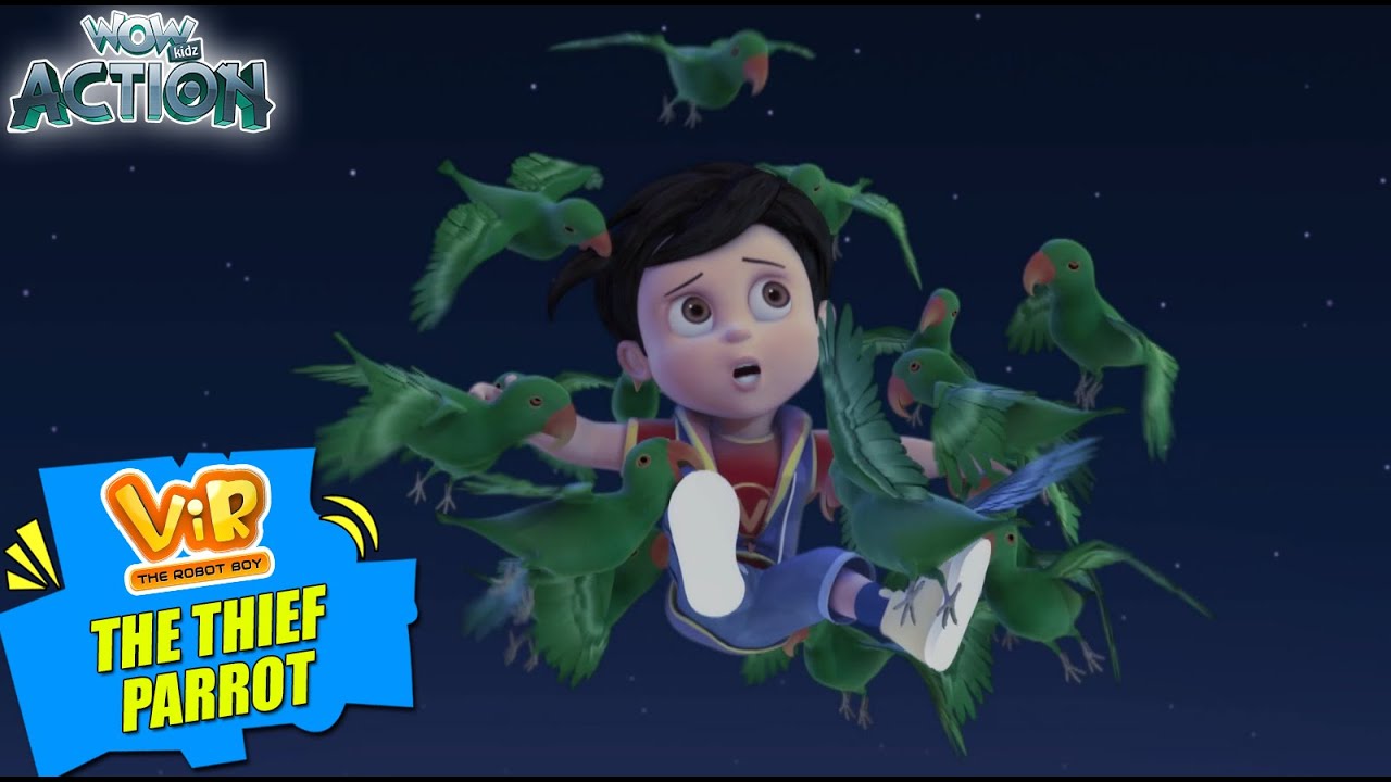 ⁣Vir The Robot Boy New Episodes | The Thief Parrot | Hindi Kahani | Wow Kidz Action