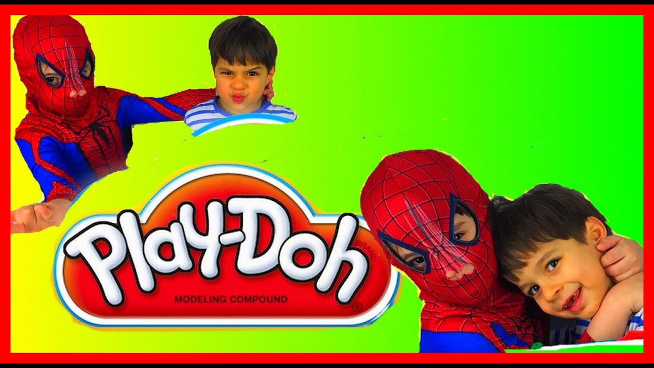 Pâte à modeler Super Héros de Marvel Spiderman , Play Doh jeux