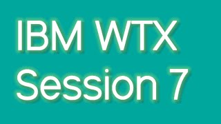 7 IBM WebSphere Transformation Extender | IBM WTX | Chennai Folks Training