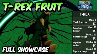 NEW T-Rex Fruit FULL SHOWCASE! | Blox Fruits T-Rex Fruit Full Showcase & Review