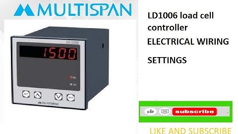 #multispan #ld1006 #loadcellcontroller #weightmesurement #loadcellcalibration