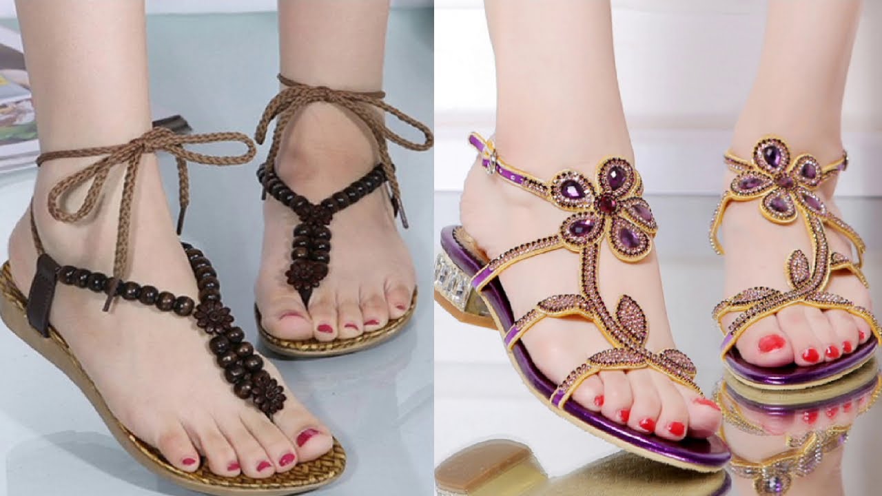 NEW ARRIVAL LADIES SUMMER SANDALS LATEST LADIES FANCY SUMMER SANDAL