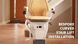 Bespoke Curved Stairlift Installation