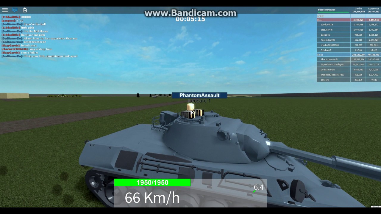 Tankery Leopard 1 Roblox Gameplay Youtube - leopard 2 roblox