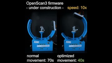 New OpenScan 3d scanner firmware in the making