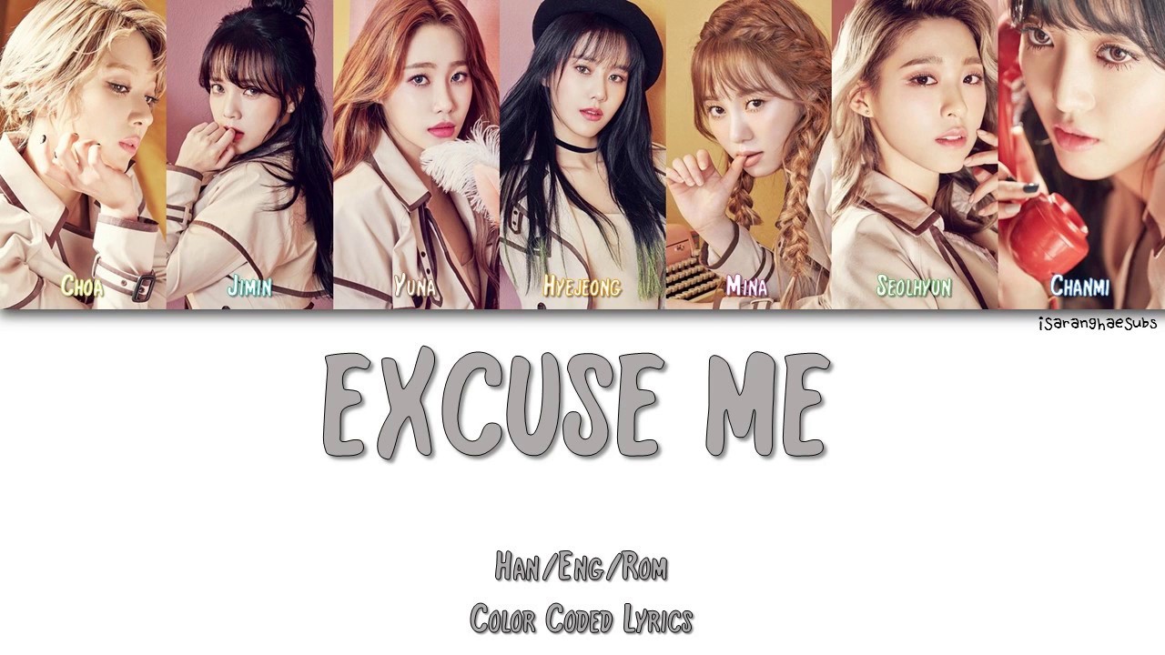 lyrics lover taylor swift AOA - EXCUSE ME [Color Coded Han|Rom|Eng]