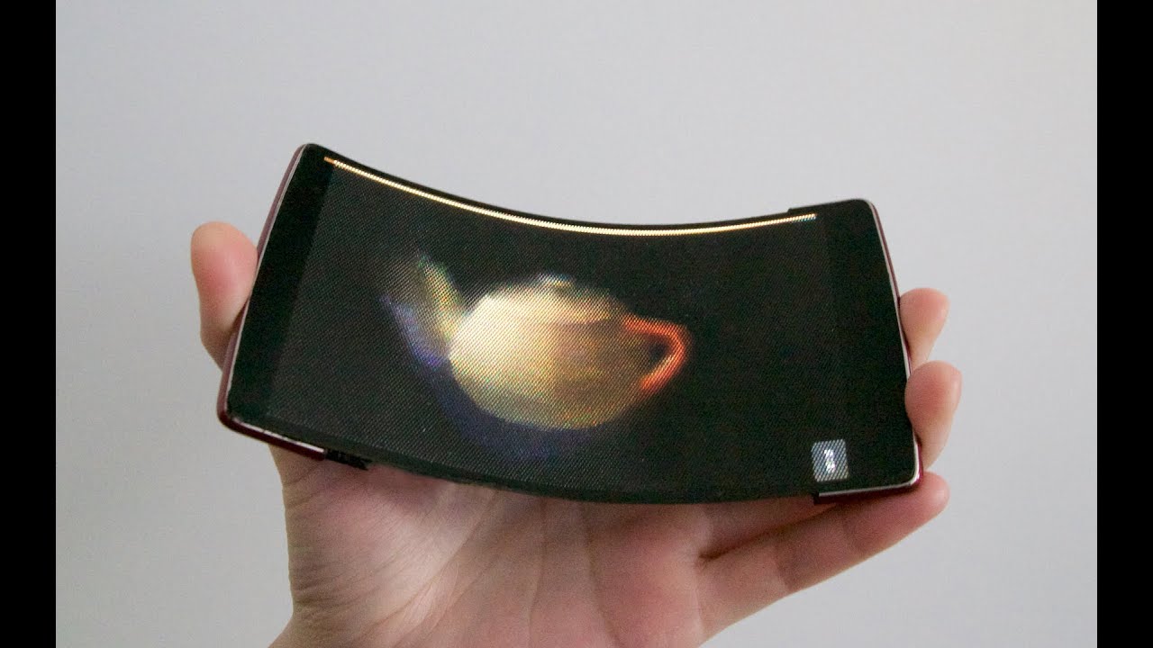 HoloFlex: Holographic, flexible smartphone projects princess Leia into the palm of your hand