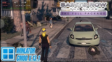 Winlator Cmod 13.1 🔷 Gameplay Saints Row: The Third 🔷 Snapdragon 870+Setting
