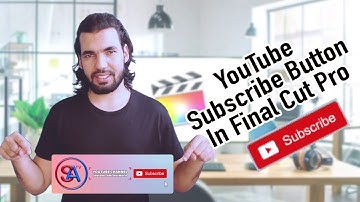 How To Make YouTube Subscribe Button In Final Cut Pro | YouTube Green Screen Animation | FCPX 2020