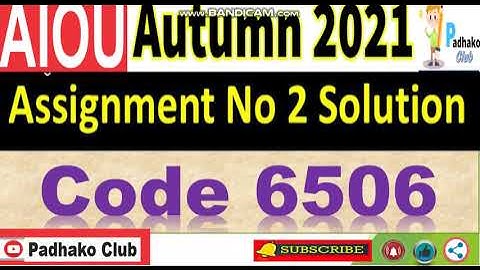 ⏩ AIOU Code 6506 Solved Assignment No.2 Autumn 2021 || Level: M.ED/MA Education