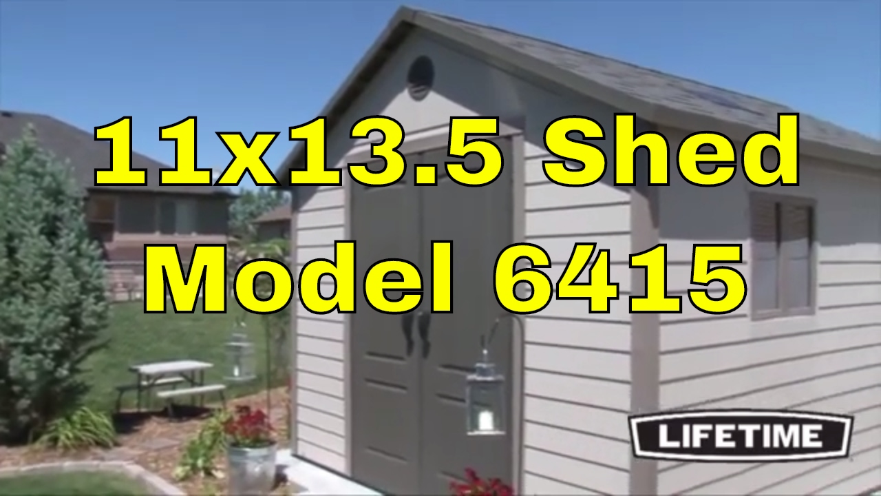 hillcrest lifetime sheds - 6415 11 x 13.5 foot outdoor