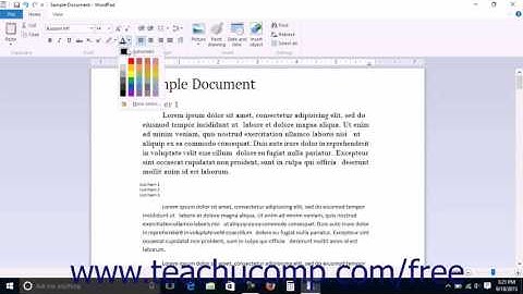 Windows 10 Tutorial Formatting Text Microsoft Training