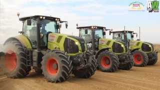 Claas Axion 810 (x2) & 830 - Livellatura terreno