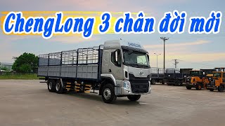 Xe tải ChengLong 3 chân cabin H5 đời mới | Thùng dài 9.6m | Đối thủ đáng gờm |