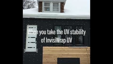 Introducing InvisiWrap® SA | Self Adhered, UV Stable & Designed for Open Joint Cladding Systems