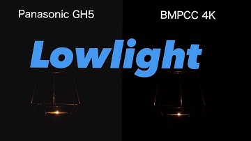 BMPCC4k  vs.  Panasonic GH5 | 💡Lowlight ISO comparison 2022