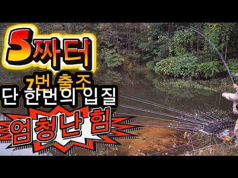 한방터 7번 출조에 단한번의 입질 엄청난 파워에 놀라다 #fishing #붕어낚시 #한방터 #5짜터 #대물낚시