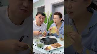 Funny Husband and Wife Yummy Food Eating Challenge  Ep 66