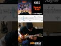 Kiss Sweet Pain Dick Wagner Guitar solo with TAB (Destroyer)