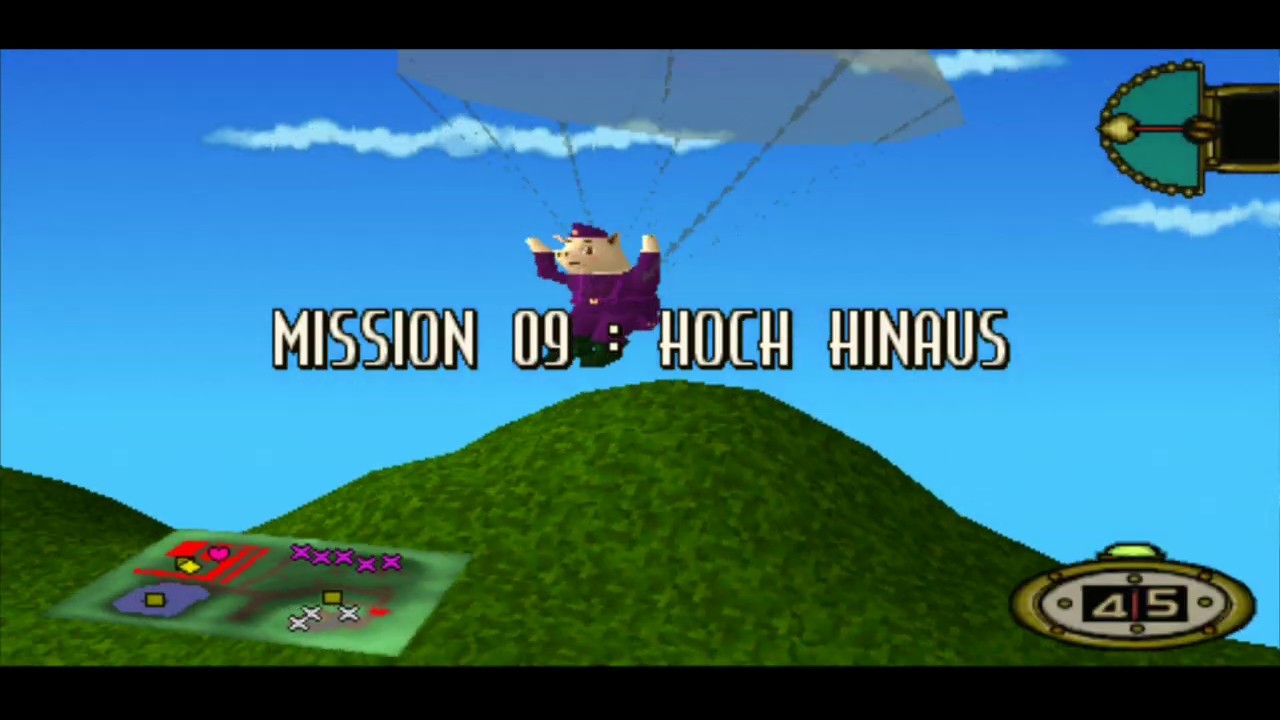 Frontschweine/Hogs of War: Saustralien Part 2 (Gameplay with PS1 Emulator)