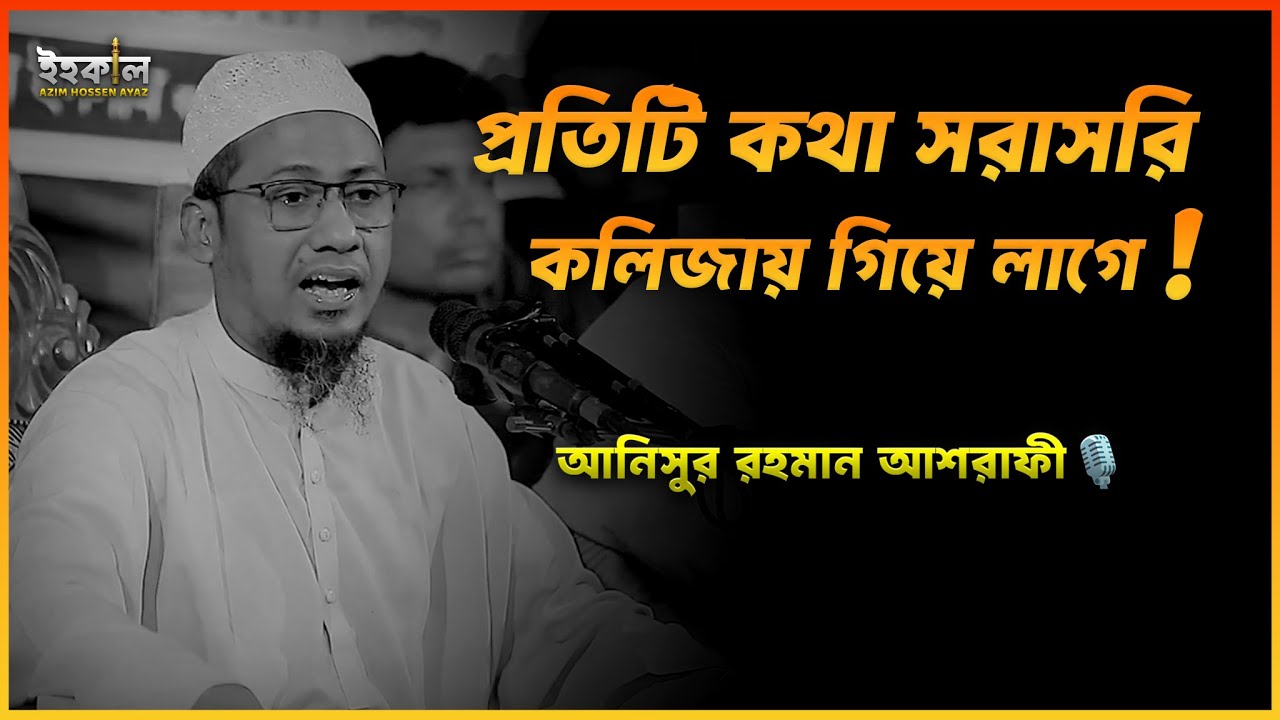 এভাবে আর কতদিন চলবা! আনিসুর রহমান আশরাফী...🎙️ Anisur Rahman Ashrafi 2025 #wazbangla