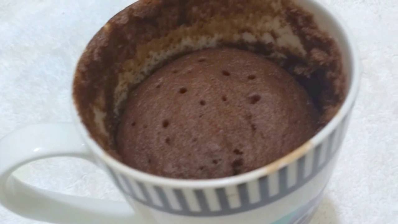Instant 2 minute Homemade Nutella cup cake / sugarless ..:) ../ justbyou