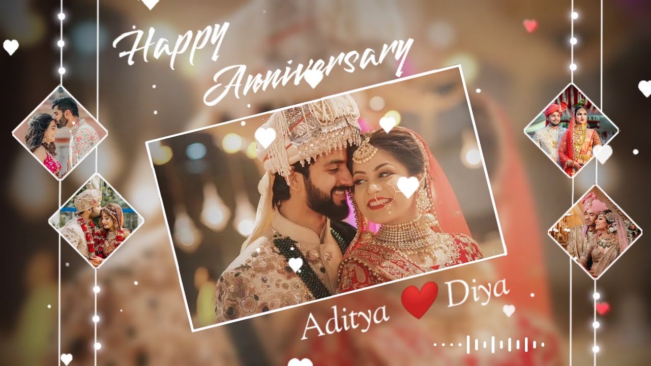Wedding anniversary video editing kinemaster Anniversary Template Anniversary Song YouTube