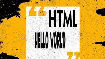 HTML | MY FIRST WEB PAGE | HELLO WORLD | SHORTCUT