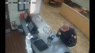 Serial aggravated robbery suspect caught on Surveillance Camera