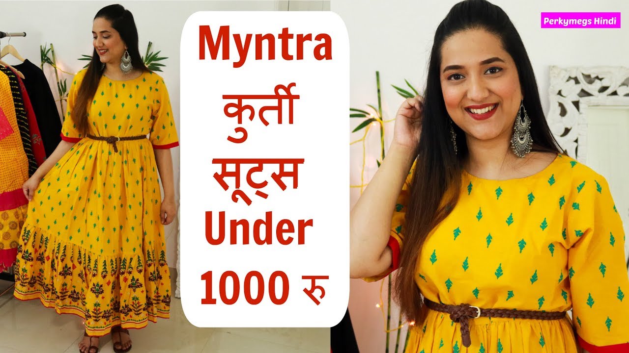 myntra frock kurti