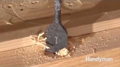 How to Sharpen a Spade Bit