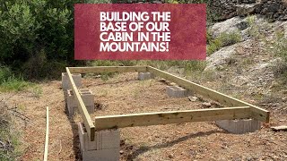 Ep#1 of our cabin build series, prepping the “foundations” for wooden frame. Go watch the series