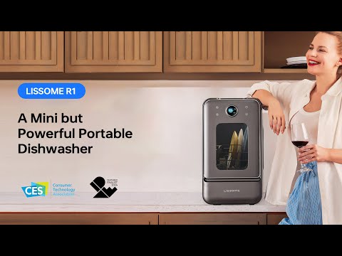 LISSOME R1: A Mini but Powerful Portable Dishwasher