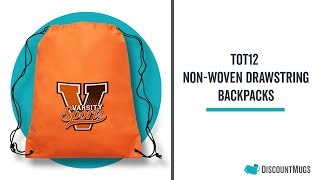 Personalize Non-Woven Drawstring Backpacks