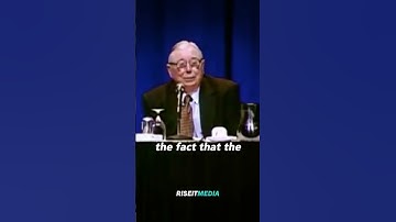 Charlie Munger on how you could be Buffett