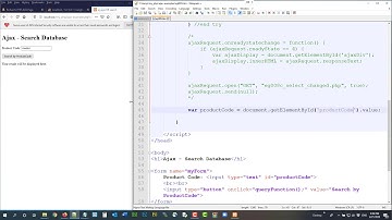 Tutorial php 2022 - 053 xampp ajax 4