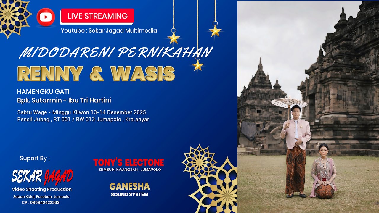 Midodareni pernikahan Renny & Wasis