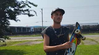 Switch Ollie And Then Switch Frontside 180 Over Gap Across From Koch Foods In Morristown Tennessee 😊