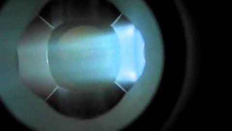 Anode layer ion source test, side view SAM 4585
