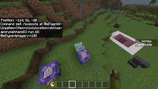 How to make a kill aura in minecraft with commands