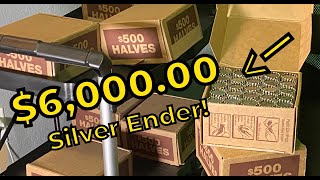 Silver Ender Found In $6,000.00 In Half Dollar Boxes!