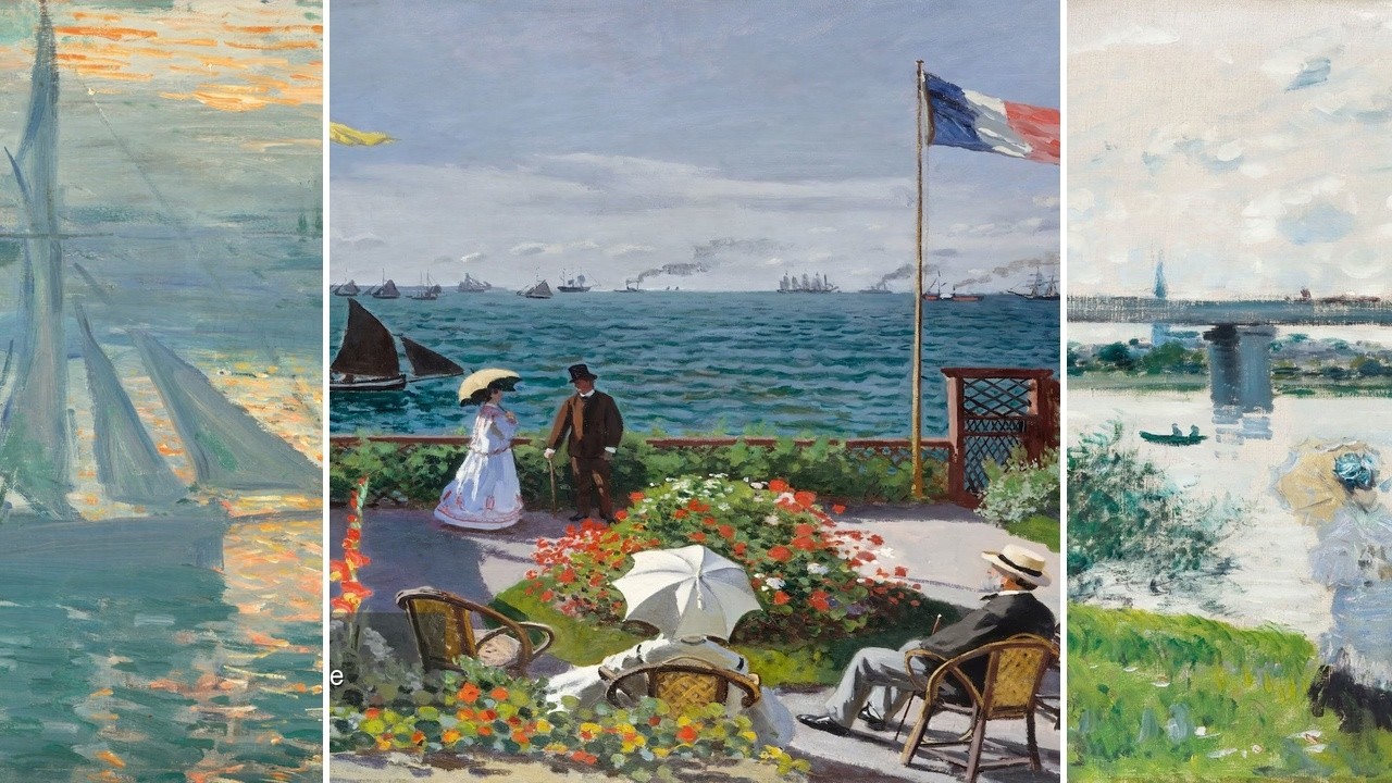 Claude Monet TV — Silent Art Gallery · October 11 Morning | Garden at Sainte & others