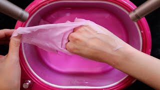 ASMR Paraffin Wax Peeling, Tapping and Scratching (No Talking)