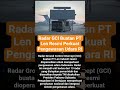 WOWW! Radar GCI Buatan PT Len Resmi Perkuat Pengawasan Udara RI#viral #news #indonesia #politics