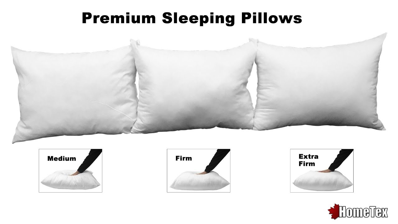 Hometex.ca Premium Sleeping Pillows YouTube