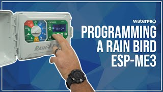 Programming a Rain Bird ESP-ME3 Wifi Irrigation Controller