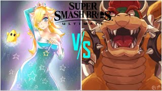 Super Smash Bros Ultimate Rosalina Luma Vs Bowser By Daquan Harrison 